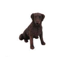 Load image into Gallery viewer, Bronze Long-Hair Labrador Pet Cremation Urn w/ Figurine in 5 Diff Walnut Base Sizes
