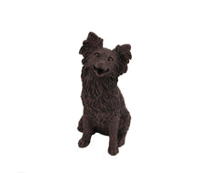 Load image into Gallery viewer, Bronze Papillon Pet Cremation Urn in 5 Diff Walnut Base Sizes
