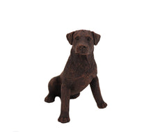 Load image into Gallery viewer, Bronze Rottweiler Pet Cremation Urn in 5 Diff Walnut Base Sizes

