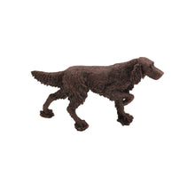 Load image into Gallery viewer, Bronze English Setter Walnut Base Pet Cremation Urn w/ Figurine in 5 diff base sizes

