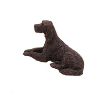 Load image into Gallery viewer, Bronze Irish Setter Walnut Base Pet Cremation Urn w/ Figurine in 5 diff base sizes
