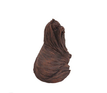 Load image into Gallery viewer, Bronze Maltese Pet Cremation Urn w/ Figurine in 5 Diff Walnut Base Sizes
