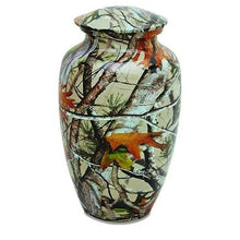 Load image into Gallery viewer, Camouflage 210 Cubic Inches Large/ Adult Funeral Cremation Urn for Ashes
