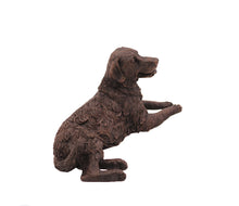 Load image into Gallery viewer, Bronze Golden Retriever Walnut Base Pet Cremation Urn w/ Figurine in 5 diff base sizes
