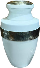 Load image into Gallery viewer, At Peace Memorials Tranquility Ivory Adult Urn for Ashes
