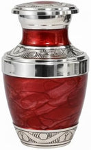 Load image into Gallery viewer, At Peace Memorials Cordoba Red Keepsake Urn for Ashes

