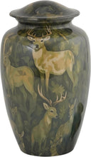 Load image into Gallery viewer, At Peace Memorials Deer Camo Adult Urn for Ashes
