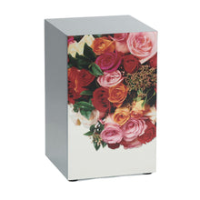 Load image into Gallery viewer, At Peace Memorials Large/Adult 200 Cubic Inches Life Canvas Harmonious Rose Pewter Cremation Urn
