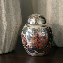 Load image into Gallery viewer, Medium Lotus Cremation Urn, 70 Cubic Inches
