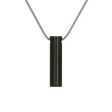 Load image into Gallery viewer, At Peace Memorials Cylinder Onyx - includes 19&quot; chain
