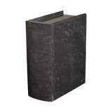 Load image into Gallery viewer, Adult/Large Ebony Book Marble Funeral Cremation Urn for Ashes 220 Cubic Inches
