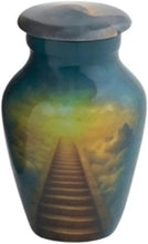 Load image into Gallery viewer, At Peace Memorials Stair Way to Heaven Keepsake Urn for Ashes
