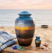 Load image into Gallery viewer, At Peace Memorials Cabo Fishing Keepsake Urn for Ashes
