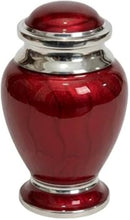 Load image into Gallery viewer, At Peace Memorials Hotep Red Keepsake Urn for Ashes
