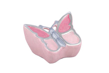 Load image into Gallery viewer, Small/Keepsake Soulful Wings Butterfly Pink 5 Cubic Inches Funeral Cremation Urn
