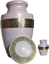 Load image into Gallery viewer, At Peace Memorials Tranquility Pink Urn for Ashes SET

