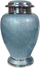 Load image into Gallery viewer, At Peace Memorials Hotep Tropical Blue Adult Urn for Ashes
