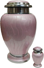 Load image into Gallery viewer, At Peace Memorials Hotep Pink Urn for Ashes SET
