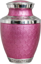 Load image into Gallery viewer, At Peace Memorials Cordoba Pink Adult Urn for Ashes
