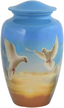 Load image into Gallery viewer, At Peace Memorials Flying Doves Adult Urn for Ashes
