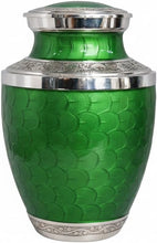 Load image into Gallery viewer, At Peace Memorials Cordoba Green Adult Urn for Ashes
