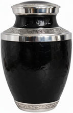 Load image into Gallery viewer, At Peace Memorials Cordoba Black Adult Urn for Ashes
