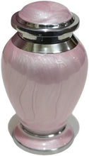 Load image into Gallery viewer, At Peace Memorials Hotep Pink Keepsake Urn for Ashes
