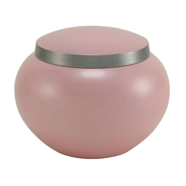 Small/Keepsake Quest Pink, Funeral Cremation Pet Urn, 70 cubic inches