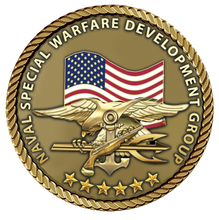 Naval Special Warfare Medallion for Box Cremation Urn/Flag Case -  3 Inch Diameter