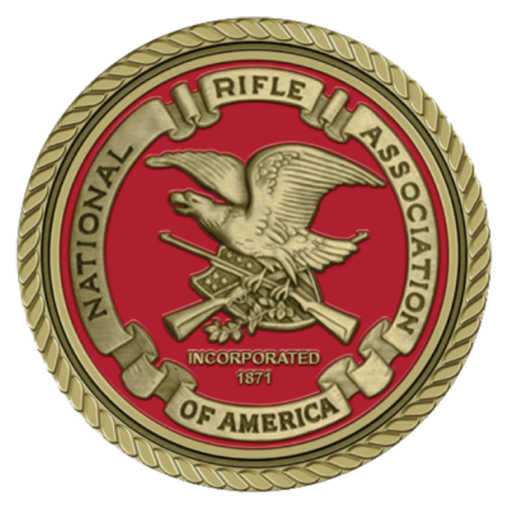 NRA Medallion for Box Cremation Urn/Flag Case - 3 Inch Diameter