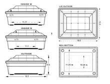 Load image into Gallery viewer, At Peace Memorials Olympia White Horizontal Funeral Cremation Urn Vault
