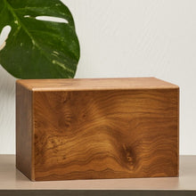Load image into Gallery viewer, Natural Box Adult Funeral Cremation Urn for Ashes, 200 Cubic Inches

