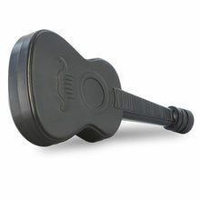 Load image into Gallery viewer, Small/Keepsake 10 Cubic Inch Black Acoustic Guitar Brass Cremation Urn for Ashes
