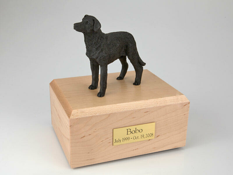 Labrador Black Standing Figurine Dog Pet Cremation Urn Avail 3 Dif Colors 4 Size