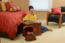 Load image into Gallery viewer, Large/Adult 200 Cubic Inch Sicilian Memory Box Funeral Cremation Urn for Ashes
