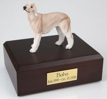 Load image into Gallery viewer, Bedlington Terrier Pet Funeral Cremation Urn Avail in 3 Diff Colors &amp; 4 Sizes

