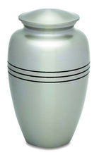 Load image into Gallery viewer, Classic Pewter 210 Cubic Inches Large/Adult Funeral Cremation Urn for Ashes
