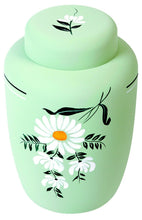 Load image into Gallery viewer, Daisy Cornstarch 238 Cubic Inches Large/Adult Funeral Cremation Urn for Ashes
