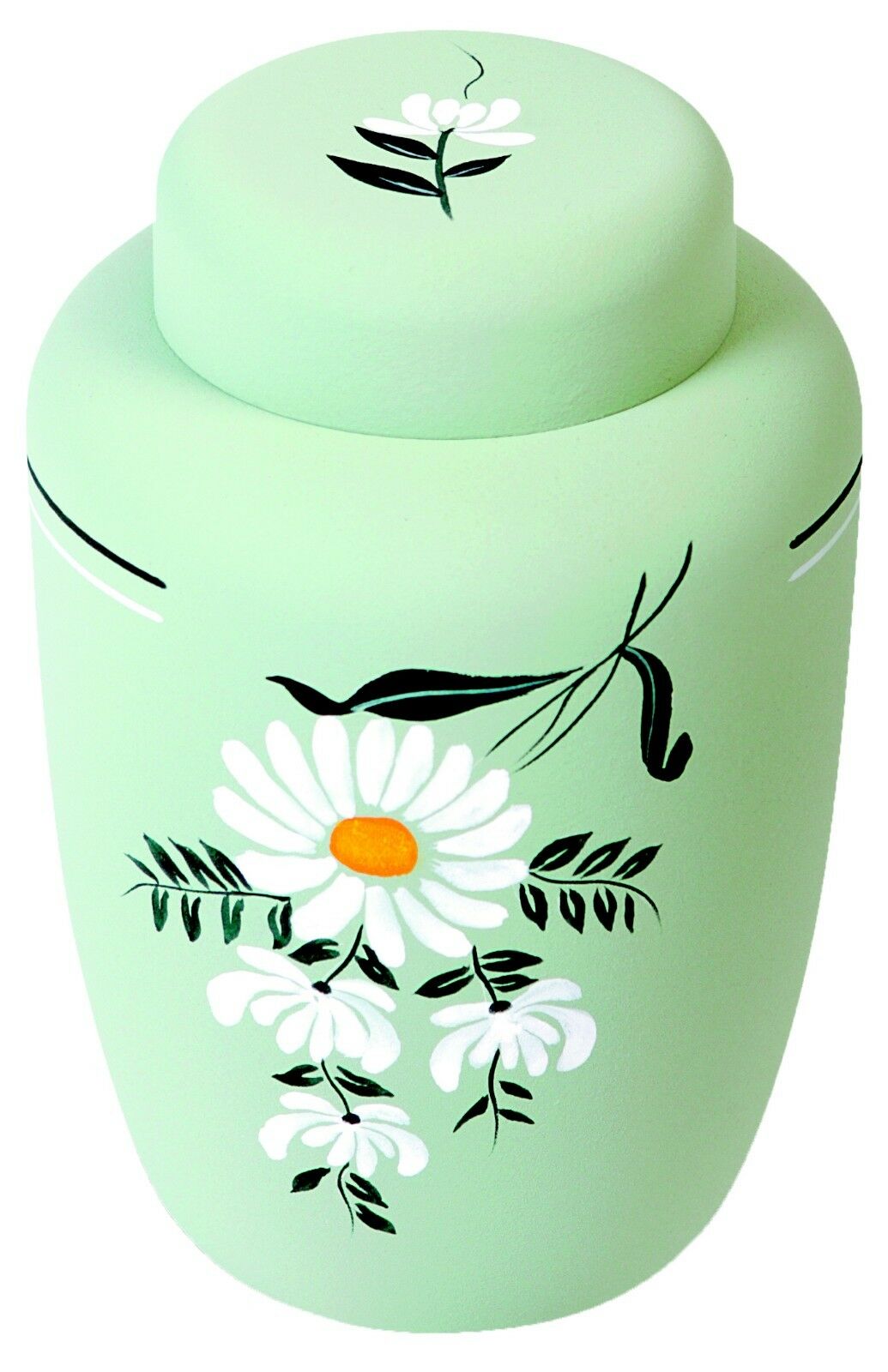 Daisy Cornstarch 238 Cubic Inches Large/Adult Funeral Cremation Urn for Ashes