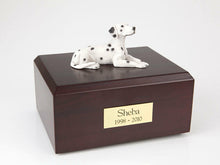 Load image into Gallery viewer, Dalmatian Pet Funeral Cremation Urn Available in 3 Different Colors &amp; 4 Sizes
