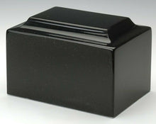 Load image into Gallery viewer, Classic Granite Black 100 Cubic Inches Cremation Urn For Ashes, TSA Approved
