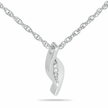 Load image into Gallery viewer, Stainless Steel Ornate Slider Pendant Funeral Cremation Urn
