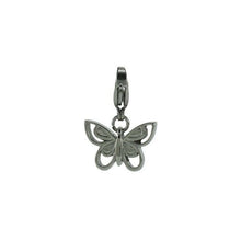 Load image into Gallery viewer, Stainless Steel Butterfly Charm for Pendant Funeral Cremation Jewelry For Ashes
