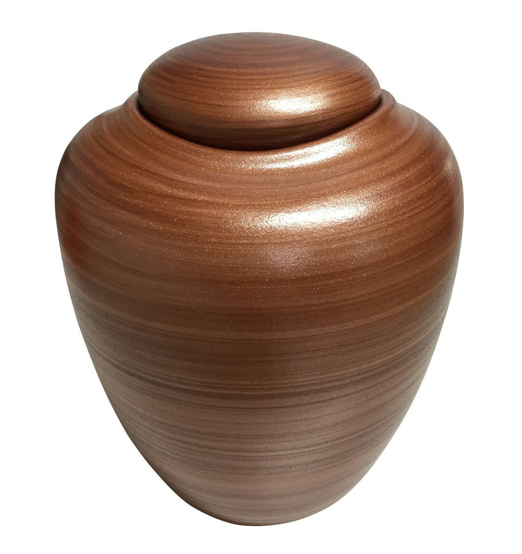 Biodegradable, Adult Oceane Mahognay Sand and Gelatin Funeral Cremation Urn