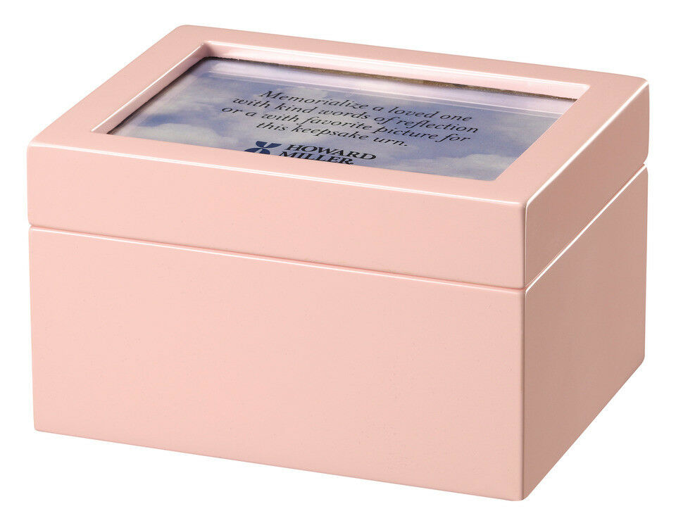 Howard Miller 800-206(800206) Precious Pink Memorial Funeral Cremation Urn Chest