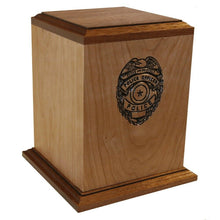 Load image into Gallery viewer, Large/Adult 225 Cubic Inch Law Enforcement Funeral Cremation Urn - Made in USA
