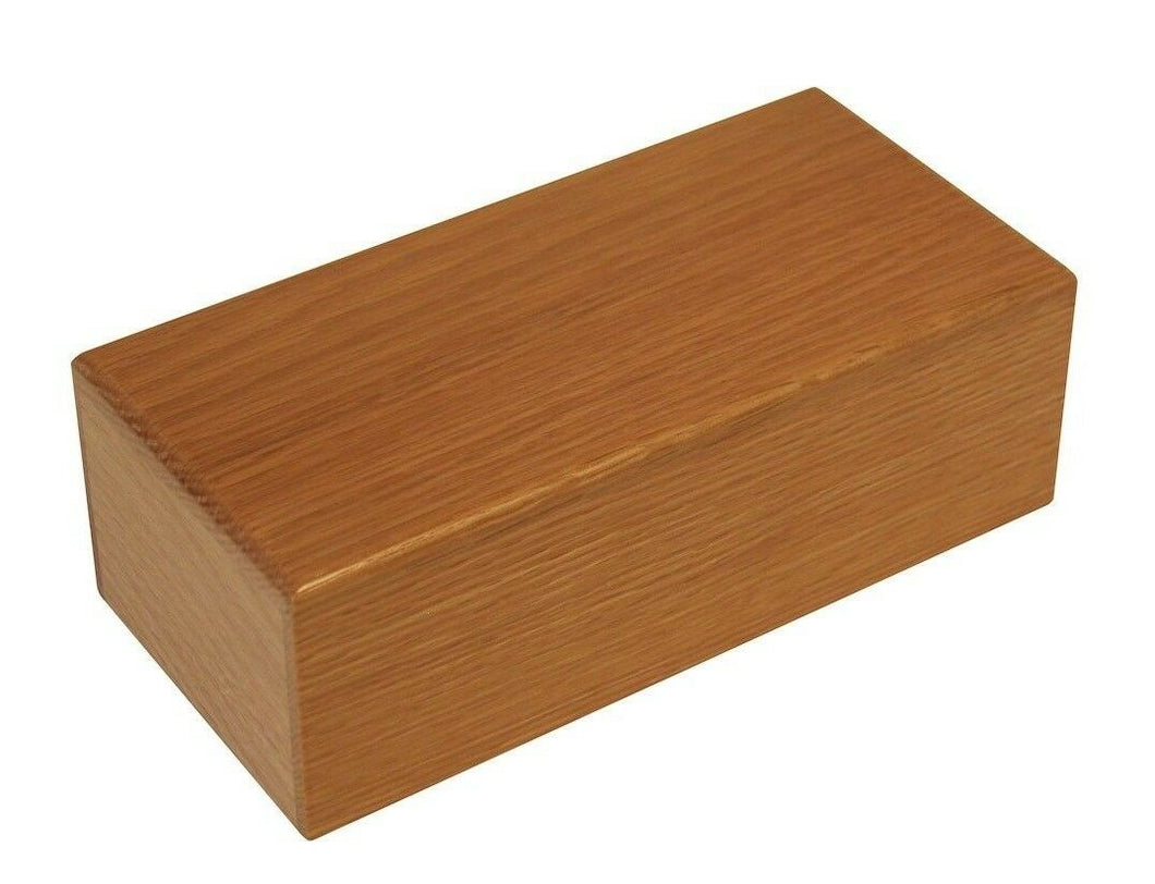 Small/Keepsake 35 Cubic Inches Simply Oak Funeral Urn for Cremation Ashes