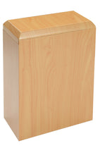 Load image into Gallery viewer, Large/Adult 215 Cubic Inches Light Grain Simplicity Cremation Urn for Ashes
