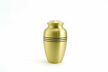 Load image into Gallery viewer, New, Solid Brass Classic Bronze Child/Pet Cremation Urn, 70 Cubic Inches
