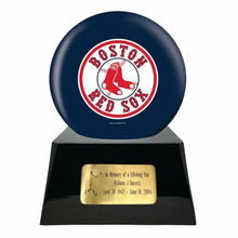 Load image into Gallery viewer, Boston Red Sox Sports Team Adult Metal Baseball Funeral Cremation Urn For Ashes
